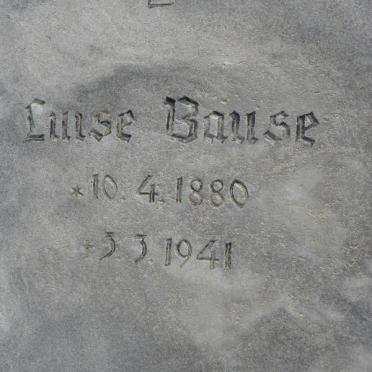 BAUSE Luise 1880-1941