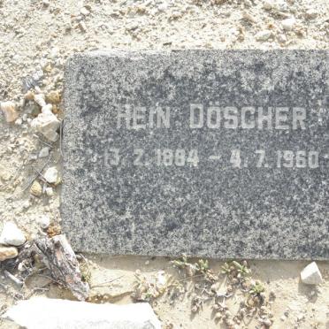 DOSCHER Hein 1884-1960