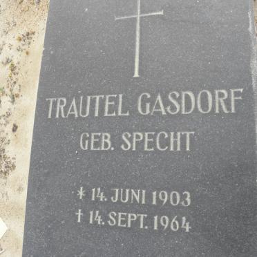 GASDORF Trautel nee SPRECHT 1903-1964