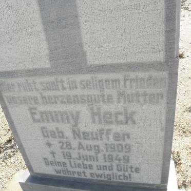 HECK Emmy NEUFFER 1909-1949