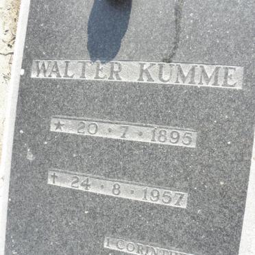 KUMME Walter 1895-1957
