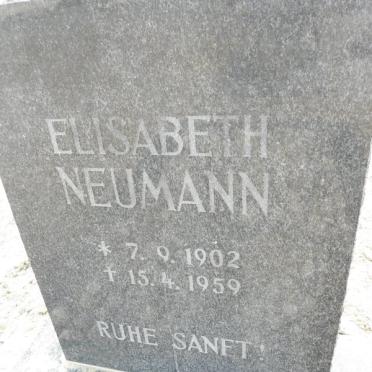 NEUMANN Elisabeth 1902-1959