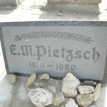 PIETZSCH E.M. 1910-1980