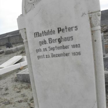 PETERS Mathilde nee BERGHAUS 1882-1936