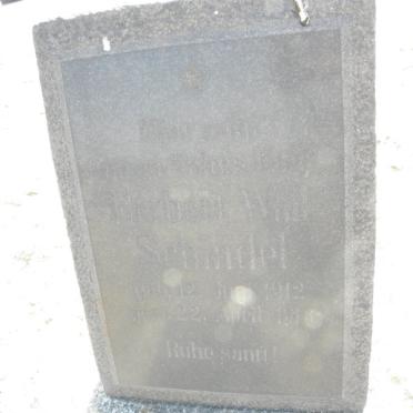 SCHINDEL Herbert Willi 1912-1913