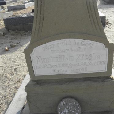 ZIEGLER Maximilian 1909-1910