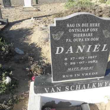 SCHALKWYK Daniël, van 1917-1983