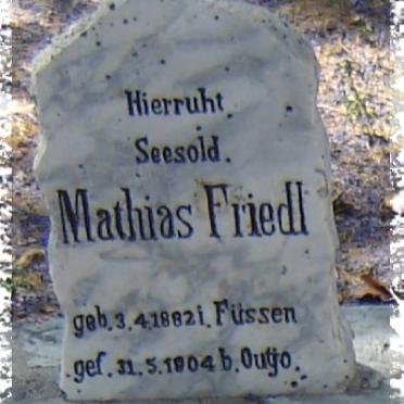 FRIEDL Mathias 1882-1904