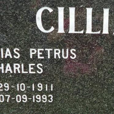 CILLIERS Zacharias Petrus Charles 1911-1993 &amp; Catharina Magrita 1912-