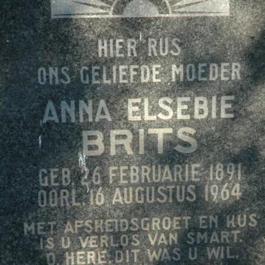 BRITS Anna Elsebie 1891-1964