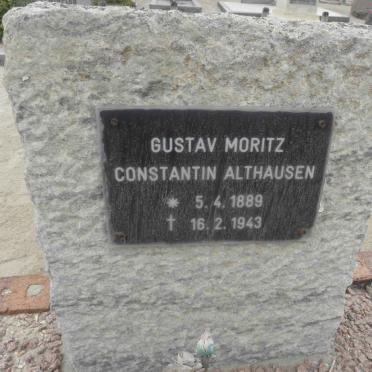 ALTHAUSEN Gustav Moritz Constantin 1889-1943