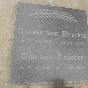 BRUCKEN Udo, von 1914-2005 &amp; Ursula 1915-2005