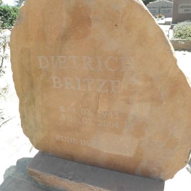 BRITZE Dietrich 1943-2004