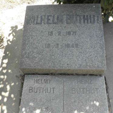 BUTHUT Wilhelm 1871-1948 :: BUTHUT Helmy 1887-1986 :: BUTHUT Heinz 1914-1998