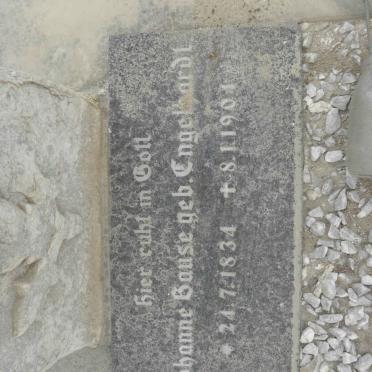 BAUSE Johanne nee ENGELHARDT 1837-1901