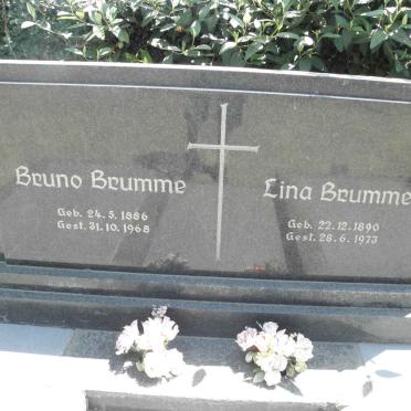 BRUMME Bruno 1886-1968 &amp; Lina 1890-1973