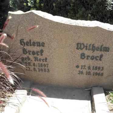 BROCT Wilhelm 1893-1968 &amp; Helene 1897-1983