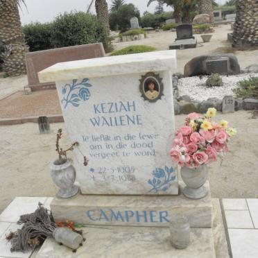 CAMPHER Keziah Wallene 1965-1988