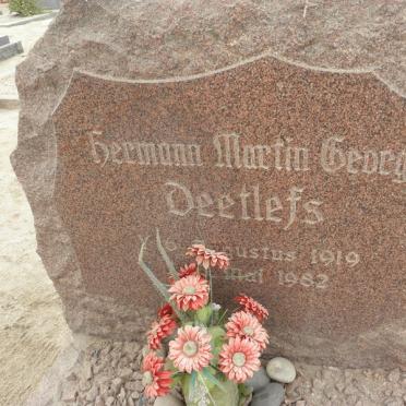 DEETLEFS Hermann Martin Georg 1919-1982