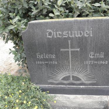 DIRSUWEI Emil 1877-1962 &amp; Helene 1886-1956