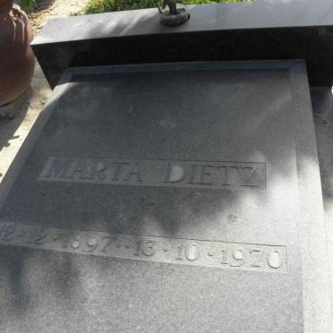 DIETZ Marta 1897-1970