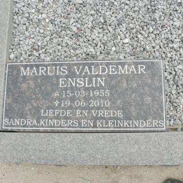 ENSLIN Maruis Valdemar 1955-2010