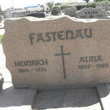 FASTENAU Heinrich 1894-1974 &amp; Alma 1907-1995