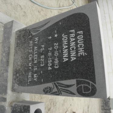 FOUCHE Francina Johanna 1913-1984