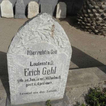 GEHL Erich 1879-1907