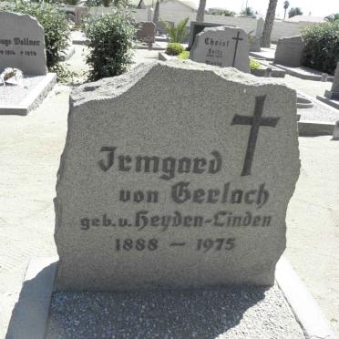 GERLACH Irmgard nee v. HEYDEN-LINDEN 1888-1975