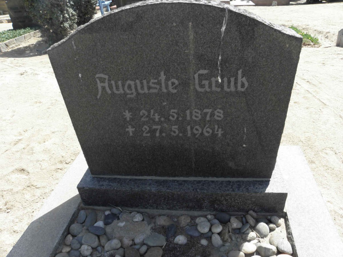 GRUB Auguste 1878-1964