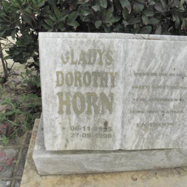 HORN Gladys Dorothy 19?5-1998