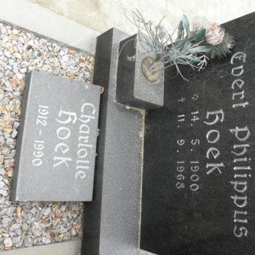 HOEK Evert Philippus 1900-1968 &amp; Charlotte 1912-1990