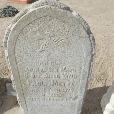 JOETZE Paul 1879-1910