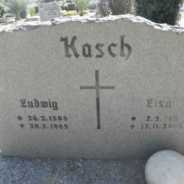 KASCH Ludwig 1898-1985 &amp; Lisa 1911-2005