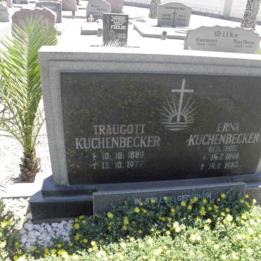 KUCHENBECKER Traugott 1889-1977 &amp; Erna THIEL 1898-1983