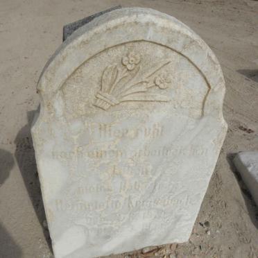 KRIESSBACH Hennriette 1870-1923