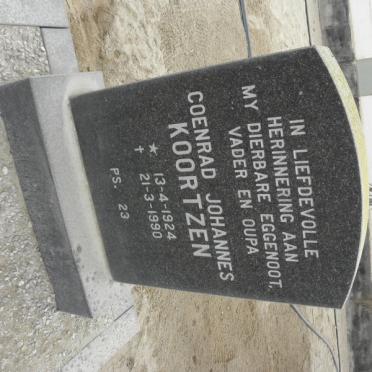 KOORTZEN Coenrad Johannes 1924-1990