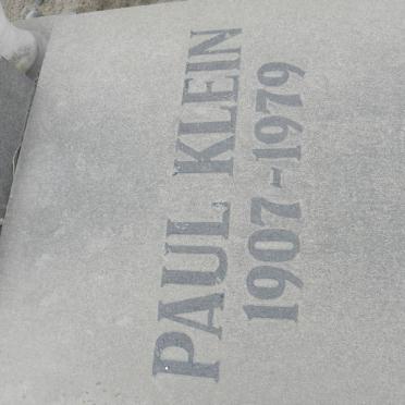 KLEIN Paul 1907-1979