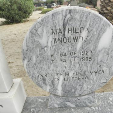 KNOUWDS Jacobus Hendrik 1913-1988 &amp; Mathilda 1923-1995 :: KNOUWDS Jacobus 1954-1956