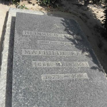 KAHL Heinrich 1870-1930 &amp; Mathilde MEINERT 1873-1946