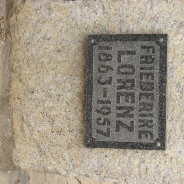 LORENZ Friederike 1863-1957