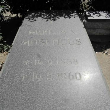 MOSEHUUS Wilhelm A. 1888-1960 &amp; Clara 1899-1987