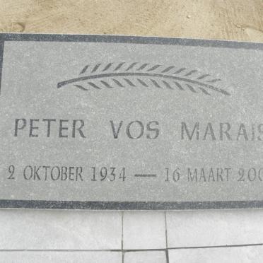 MARAIS Peter Vos 1934-2008