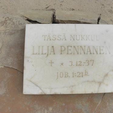 PENNANEN Lilja 1937-1937