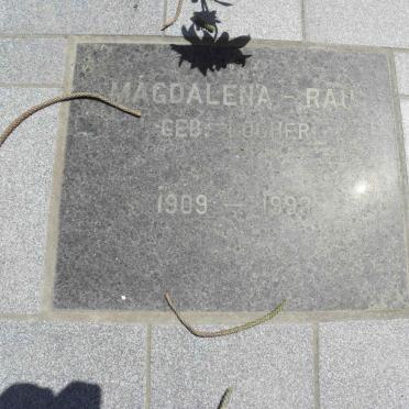 RAU Magdalena nee LOCHER 1909-1993