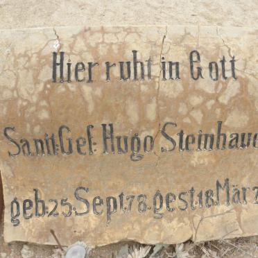 STEINHAUER Hugo 1878-1902