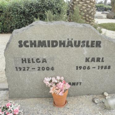 SCHMIDHAUSLER Karl 1906-1988 &amp; Helga 1927-2004
