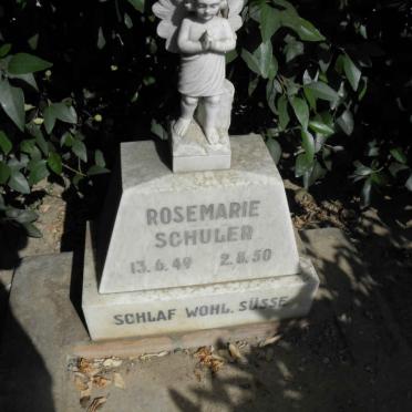 SCHULER Rosemarie 1949-1950