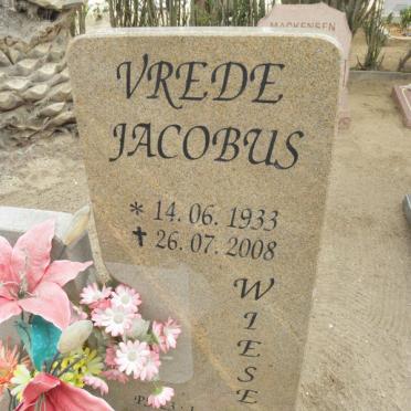 WIESE Vrede Jacobus 1933-2008